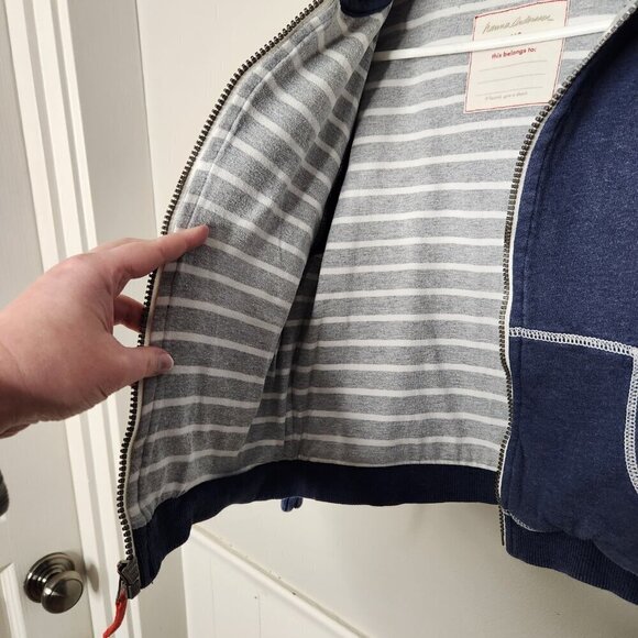 HANNA ANDERSSON Blue Hooded Zip Jacket - Picture 4 of 6